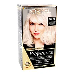 Стійка фарба для волосся L'Oreal Paris Preference 10.21 Stockholm Very Very Light Pearl Blonde 174 мл - мініатюра 2