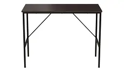 Стіл письмовий Line Тайм Ferrum-decor 750x1000x500 Чорний метал ДСП Венге Магія 16 мм (FRD-106159) - мініатюра 5