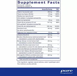 Антистресова формула Pure Encapsulations Daily Stress Formula 90 капсул - мініатюра 2