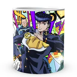 Кухоль GeekLand Неймовірні пригоди ДжоДжо JoJo's Bizarre Adventure Джотаро Джоске Коїчі JJ 02.416 330 мл білий - мініатюра 2