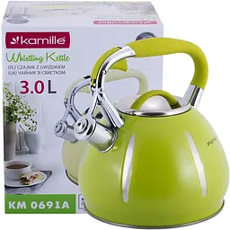 Чайник Marshmallow зі свистком Kamille 3л kuh0011097 - мініатюра 6