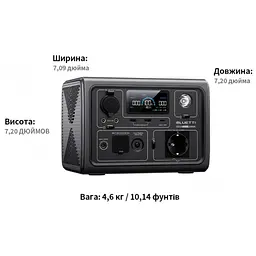 Зарядна станція Bluetti EB3A 600W 268Wh - мініатюра 7