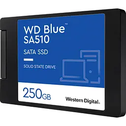 Накопичувач SSD Western Digital Sata 2.5" 250Gb WD BLUE SA510 240 256 (WDS250G3B0A) - мініатюра 3