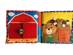 Текстильна розвиваюча книга для малят Bambini "Поні" 403679 - мініатюра 4