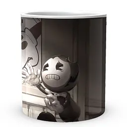 Чашка Bendy and the Ink Machine Бенді та чорнильна машина BIM 02.10 330 мл білий - мініатюра 2