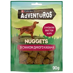 Ласощі для собак Purina AdVENTuROS Шматочки зі смаком дикого кабана 90 г (7613035516458)