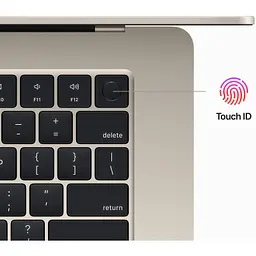 Ноутбук Apple MacBook Air M2 A2941 Starlight (MQKV3UA/A) (MQKV3UA/A) - мініатюра 3