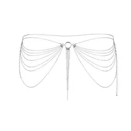 Ланцюжок трусики або ліф Bijoux Indiscrets Magnifique Waist Chain - silver, прикраса на тіло