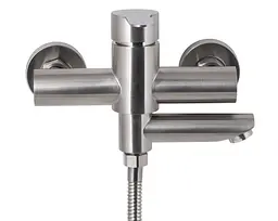 Змішувач для ванни Brinex Pure 006 Nickel BRIPUR006NKL - мініатюра 3