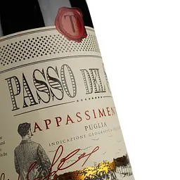 Вино Tagaro Passo del Sud, червоне, напівсухе, 14%, 0,75 л (37457) - мініатюра 3