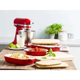 Форма для випікання KitchenAid з кришкою керамогранітна 3,8 л Червона (CC006108-001) - мініатюра 7