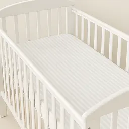 Матрац у дитяче ліжко безпружинний з подвійним кокосовим матом 120*60*10см Lux Sweet Dreams смужки