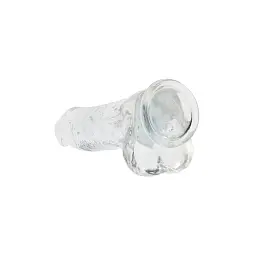 Фалоімітатор RealRock Crystal Clear 10" 25.4 см (прозорий) - мініатюра 7
