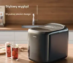 Льодогенератор побутовий для дому KLARSTEIN SparkIce 10046204 машина для приготування кубиків льоду Сірий (10046204) Б/в - мініатюра 3