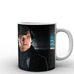 Кухоль GeekLand Шерлок Холмс Sherlock загадковий SH.002.22 330 мл білий - мініатюра 3
