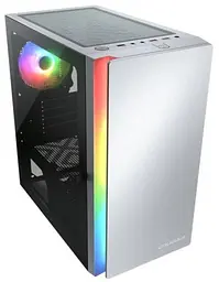 Корпус Cougar Purity RGB White, без БЖ, Micro ATX / Mini ITX, USB 3.0 x2, USB 2.0 x1, RGB підсвічування, 1x120 ARGB, загартоване скло, 200x392x360 мм - мініатюра 3