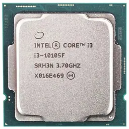 Процесор Intel Core i3 10105F (CM8070104291323) (Socket 1200, 8T, 4.4 ГГц, Tray) Б/в
