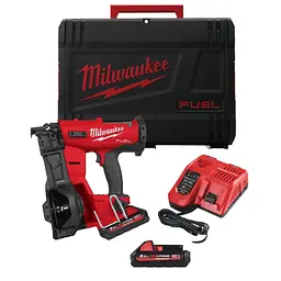 Пістолет цвяхозабивний акумуляторний безщітковий MILWAUKEE M18 FRCN45-302X (зарядний пристрій M12-18 FC, 2 акумулятори М18 НВ3 3 - мініатюра 2