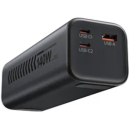 УМБ Choetech 27000mAh 140W PD5.0,QC3.0, USB-A, 2xUSB-C In/Out, TFT Display, black - мініатюра 3