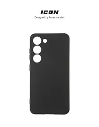 Чехол ArmorStandart ICON для Samsung S23 Camera cover Black (ARM65452) - мініатюра 3
