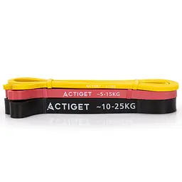 Еспандер-петля Actiget Power Band 2-25 кг (резина для фітнесу та спорту) набір 3 шт ACT0047 - мініатюра 1