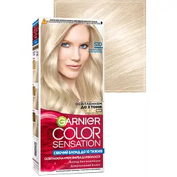 Фарба для волосся Garnier Color Sensation відтінок S10 (платиновий ультраблонд), 110 мл (C5471601) - мініатюра 2