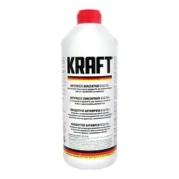 Концентрат антифризу Kraft G12/G12+, 1.5 л червоний - мініатюра 2