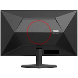 Монітор TFT 27 AOC Q27G42ZE, QHD, Fast IPS, 240Hz, 0,3ms, HDMI, DP, чорно-червоний - мініатюра 6