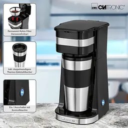 Кавоварка Clatronic KA 3733 - мініатюра 4