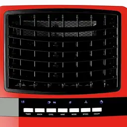 Мобільний кондиціонер-вентилятор OneConcept Baltic Red 3-в-1 (10029737) - мініатюра 5