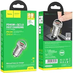 АЗУ HOCO NZ10 Handy PD45W+QC3.0 Silver 6942007601825 - мініатюра 6
