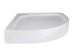 Набір Lidz Душова кабіна Latwa SC80x80.SAT.LOW.FR, напівкругла, скло Frost 4 мм + Душовий піддон Kapielka ST80x80x15 - мініатюра 9