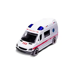 Автомодель дитяча Швидка допомога TechnoDrive 250421CG-3 масштаб 1:64 - мініатюра 3