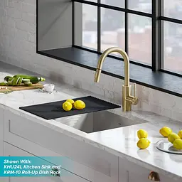 Змішувач для кухні Kraus Oletto золотий KPF-2620BB, Золотий - мініатюра 7