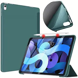 Чохол BeCover Tri Fold Soft TPU Silicone для Apple iPad Air 11" M4 2026 Dark Green (715236)