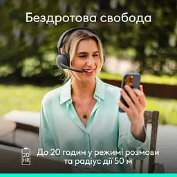 Навушники Logitech Zone Wireless 2 ES Graphite (981-001503) - мініатюра 5