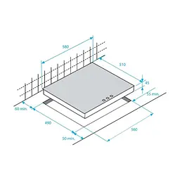 Варочна поверхня Beko HIC 64403 T (HIC64403T) - мініатюра 5