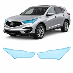 Антигравійна захисна бронеплівка за лекалами для Acura RDX TC1 2019-2021 - оптика (фари та ПТФ)