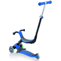 Самокат Globber Go up foldable plus, колеса з підсвічуванням, синій (643-100) - мініатюра 4