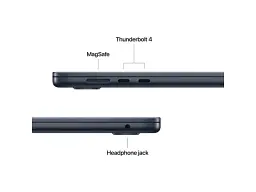 Ноутбук Apple MacBook Air 15 2026 M5/10CPU/10GPU/32GB/1TB Midnight (Z1LY000KF) - мініатюра 8