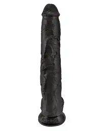 Фалоімітатор King Cock 14" With Balls 37 см чорний - мініатюра 2