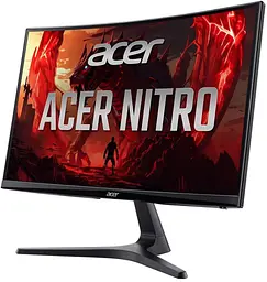 Монітор Acer 23.6" ED240QP0bi Curved Black FHD VA 144Hz (UM.UE0EE.004) - мініатюра 3
