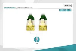 Патч-корд Assmann CAT 6A S-FTP, LSZH AWG 26/7, 2 м DK-1644-A-020/G Green - мініатюра 2