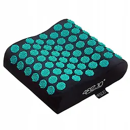 Килимок акупунктурний 4FIZJO Eco Mat XL Аплікатор Кузнєцова з подушкою 110 x 42 см 4FJ0384 Black/Blue (P-5907739313874) - мініатюра 7