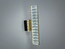 Бра настінне LED Diasha D88010/B-320G, 8 Вт, золото, кришталь - мініатюра 3