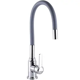 Змішувач для кухні Domino Ellipse DCC-203L-gray 000025129 Сірий - мініатюра 2