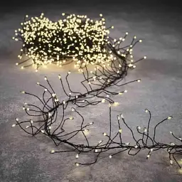 Гірлянда Luca Lighting кластер Мідна чорна струна теплий білий 11 м (8718861852912) - мініатюра 2