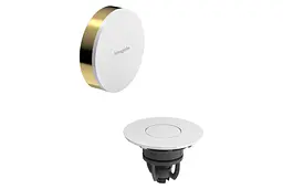 Злив-перелив Hansgrohe Flexaplus polished gold optic/white gloss 58187990