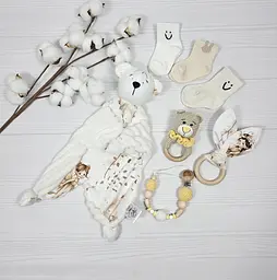 Букет з пелюшок для немовлят A.L.Babybox Феї Бежевий (BU 27984772) - мініатюра 10