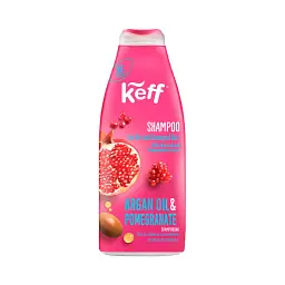 Шампунь для сухого волосся Keff Argan Oil, Pomegranate гранат та олія аргана, 500 мл